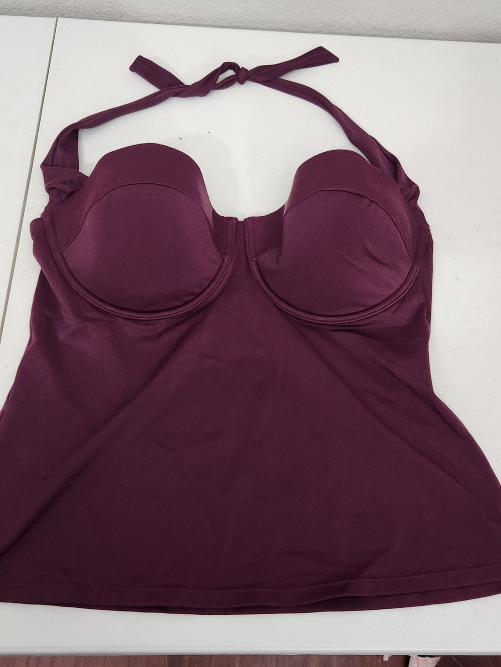 Tankini Top Plum Purple